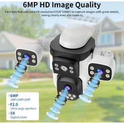 VStarcam CS621SR IP Κάμερα Ασφαλείας Wi-Fi 2MP Full HD Αδιάβροχη Νυκτός με Αμφίδρομη Επικοινωνία