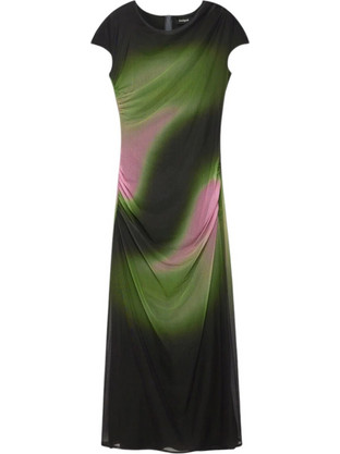Desigual Maxi Φόρεμα Πράσινο 26WWVK32_VE2000