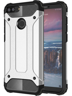 Tough Armor Θήκη Κινητού για Honor 9 Lite Ασημί