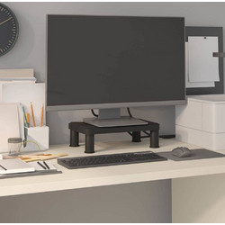 vidaXL Βάση Οθόνης Μαύρη 38 x 24 x 10,5 εκ