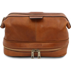 Tuscany Leather Jacob TL142204 Νεσεσέρ Ταξιδίου με Θήκες 25x13x17cm Ταμπά