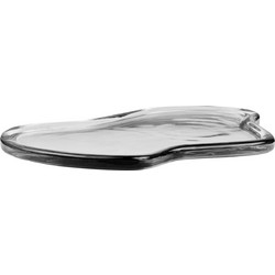 Διακοσμητικός Δίσκος Tray - Διαφανές Γυαλί W30 x L21 x H1.5 cm HOUSE NORDIC