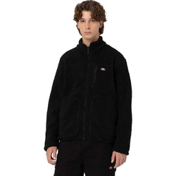 Dickies Mount Hope Ανδρική Ζακέτα Fleece με Φερμουάρ Μαύρη DK0A4YEE-BLK