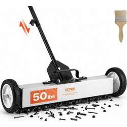 VEVOR 22.7 kg Rolling Magnetic Sweeper with Wheels 74 cm / Push-Pull
