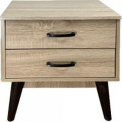 Κομοδίνο Ξύλινο Σφένδαμος 48x38x44cm 65-35570-29 5203464035570