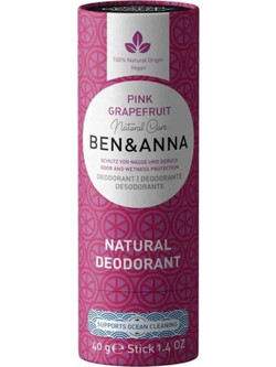 Ben & Anna Pink Grapefruit Γυναικείο Αποσμητικό Stick Χωρίς Αλουμίνιο 40gr