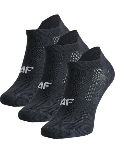 4F Functional Ανδρικές Κάλτσες Μαύρες 3Pack 4FWMM00UFSOM374-20S
