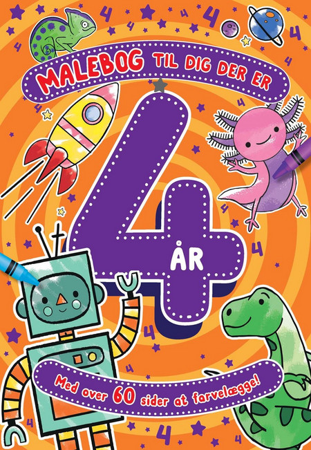Malebog til dig der er 4 ar