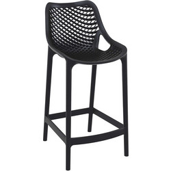 Air 65εκ.σκαμπο Black Πολ/νιου 44x51x95εκ