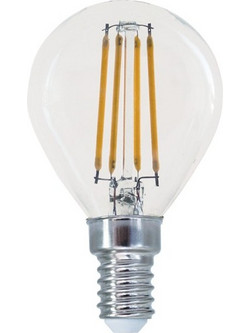 FILAMENT LED STEP-DIM 4W 2700K 230V AC 570LM RA80 30000HRS 360 1xE14 / BOVA4WWSD