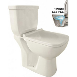 Λεκανη Σετ Wc Pack Icc 8036p Square Rimless πισω σιφωνι