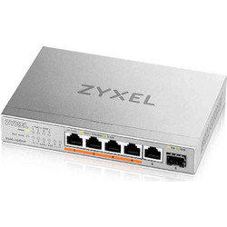 ZyXEL XMG-105HP Unmanaged L2 Switch με 5 Θύρες Ethernet 25000Mbps και 4 SFP Θύρες