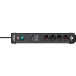 Brennenstuhl Premium-Line USS 4-way black *DE* 1.8m