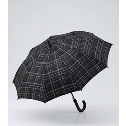 Rain A-26509 High Tech, Ομπρέλα Αυτόματη, Αντιανεμική, Μπαστούνι, Καρό, Μαύρο