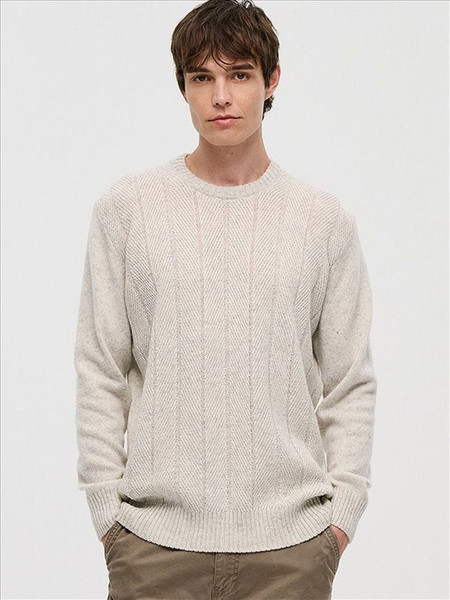 BROKERS - ΑΝΔΡΙΚΗ ΠΛΕΚΤΗ ΜΠΛΟΥΖΑ ΕΙΣ/ΓΗΣ WOOL 60% ACR 20% POL 20% - 26519120933-ΠΑΓΟΥ