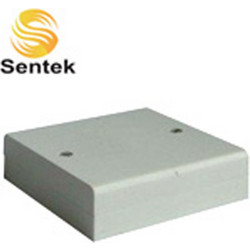 Sentek JB-701 (ΛΕΥΚΟ) Κουτί διακλάδωσης τετράγωνο 8 θέσεων με Tamper