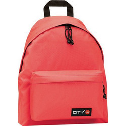Lyc Sac City The Drop Hot Coral Σχολική Τσάντα Πλάτης Γυμνασίου - Λυκείου Ροζ 10717