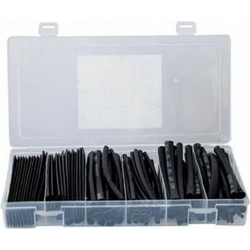 HEAT SHRINK TUBING ΘΕΡΜΟΣΥΣΤΕΛΛΟΜΕΝΑ ΜΑΥΡΑ ΚΑΣΕΤΙΝΑ 100 ΤΕΜΑΧΙΑ 492303866-Q 10191