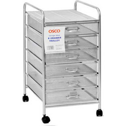 ΣΥΡΤΑΡΙΕΡΑ OSCO 6Θ ΜΕΤΑΛΛΙΚΟ ΠΛΕΓΜΑ ΑΣΗΜΙ ΤΡΟΧΗΛΑΤΗ 4241
