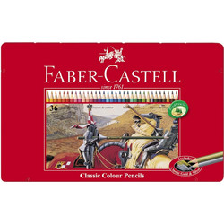 Faber-Castell Κασετίνα Ξυλομπογιές Σετ 36τμχ 115846