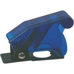 Toggle swich with protection cover - transparent blue