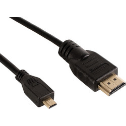 MediaRange Καλώδιο HDMI 1.4 HDMI Male to Micro HDMI Male 1m Black