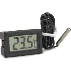 Digital Compact LCD Thermometer with Outdoors Remote Sensor (OEM) (BULK)