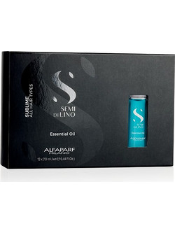 Alfaparf Milano Semi Di Lino Illuminating Diamond Essential Λάδι Μαλλιών για Επανόρθωση 12x13ml