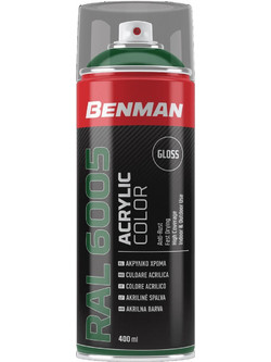 Benman Acrylic Color Spray Σπρέι Βαφής Σκούρο Πράσινο Gloss 400ml