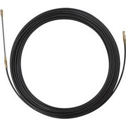 Ατσαλίνα Nylon με αποσπώμενα άκρα 4mm - 20m μαύρη AK-AT-007 Evik