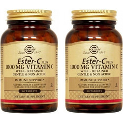 Solgar Ester C 1000mg 2x60 Ταμπλέτες