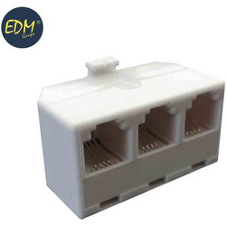 Adaptor(Ταφ) 1RJ11 Αρσενικό σε 3 RJ11 θηλυκά 6x4 55013 EDM