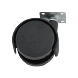 Ρόδα επίπλου G026/50mm Μαύρη