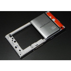 Sony Ericsson Satio U1 MiddleCover/Back Cover silver ORIGINAL