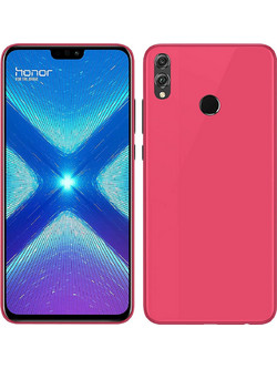 Huawei Honor 8X View 10 Lite - TPU Silicone Protective Case Hot Pink (OEM)