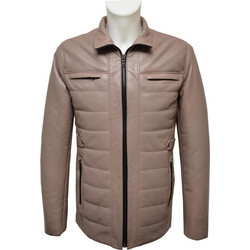Leather 100 05-M-SIR Ανδρικό Μπουφάν Μπεζ