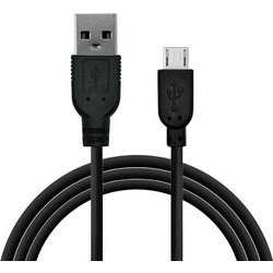 Καλώδιο Σύνδεσης USB 2.0 inos USB A σε Micro USB 10W 1m Μαύρο
