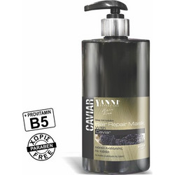 Yanni Extensions Caviar Hair Repair Pump Μάσκα Μαλλιών Κερατίνης για Επανόρθωση 500ml