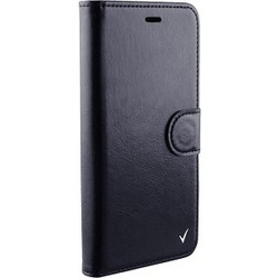 ALCATEL POP 4 (6") Δερμάτινη Stand θήκη Πορτοφόλι Με Αυτοκόλλητο Μαύρο (OEM)