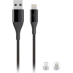 A26 Καλώδιο Φόρτισης και Δεδομένων 2in1 USB σε micro και Lightning OEM μαύρο 1 μέτρο
