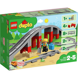 Lego Duplo Train Bridge & Tracks για 2-5 Ετών 10872