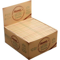 Atomic Χαρτάκια Natural King Size Maxi Pack + 32 Tips (20τεμ.)
