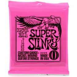 Ernie Ball 2223 Super Slinky Σετ 6 Χορδές Ηλεκτρικής Κιθάρας Nickel Plated Steel 9-42"