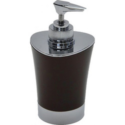 Διανεμητής σαπουνιού Dispenser, Δοχείο για κρεμοσάπουνο με αντλία σε Καφέ χρώμα - Evideco