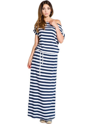 Φόρεμα Summer airy maxi - Navy blue