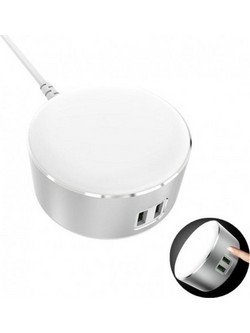 LDNIO A2208 Λάμπα αφής ισχύος LED με 2 θύρες USB