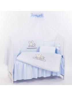 Tuttolina Rabbits 47 Σετ Κούνιας Blue 7τμχ