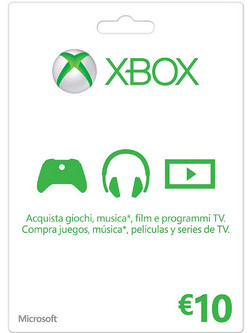 Microsoft Xbox Live 10€ Prepaid Card