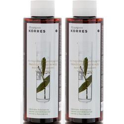 Korres Laurel & Echinacea Σαμπουάν κατά της Ξηροδερμίας & της Πιτυρίδας 2x250ml