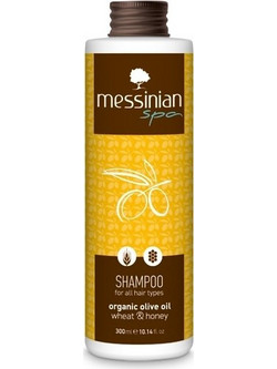 Messinian Spa Σιτάρι & Μέλι Φυτικό Σαμπουάν για Λιπαρά Μαλλιά 300ml